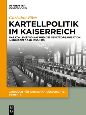 cover image of Kartellpolitik im Kaiserreich